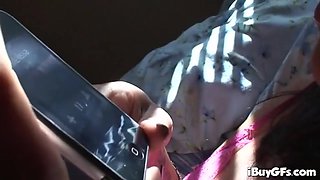 Hot Glamour Slut Sucking On Hard Dick
