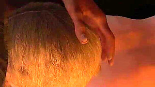 Hot Blonde Suck a Grey Old Man