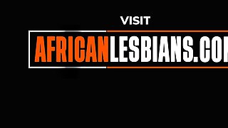 Big Tits African Lesbians Bathroom Play
