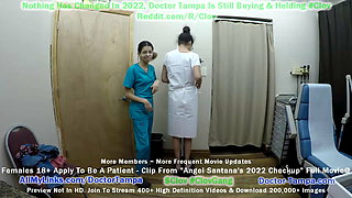 Become Doctor Tampa For Angel Santanas 2022 Yearly Gyno Exam, Nurse Aria Nicole As Chaperone & Assist Doctor-TampaCom!