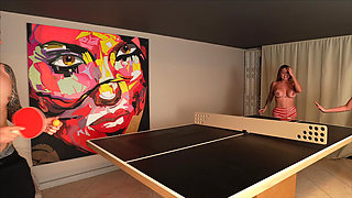 My friend loses to me and gets to watch me fuck his girlfriend and friend