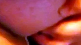 BBW Plays With a Bat Sex Toy on Webcam