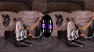 Spooky Night Preparation - Blonde Solo - Sexlikereal