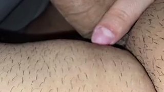 Step mom handjob step son big dick in erection