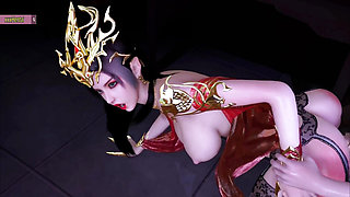 Medusa Queen and Feng Qing Yi Seduce - 3D Animation