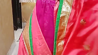 Desi Tamil  Housewife Seduces Bull in Red Underwear - Nipple Play, Cuck Watches! IndianHotwifeX