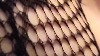 Goth Fishnets Dildo Fuck Amateur Pussy Masturbation Pale Tattoo Alt