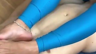 Kiffa Massagist Seduces Her Client with Her Feet Until He Cums Ep 2