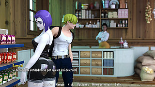 Sanji Fantasy Toon Adventure - Traveling to Another Dimension with a Hot Boss and the Beautiful Raven Appears