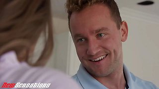 New Sensations - Big Tit Teen Babysitter Penelope Kay Opens Wide
