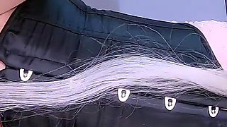 Art Homemade Tape with Whimsical Gothic Doll Cum in Pussy