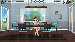 Hot Kisses In The Car With My Stepmom Alone - Summer Time Saga