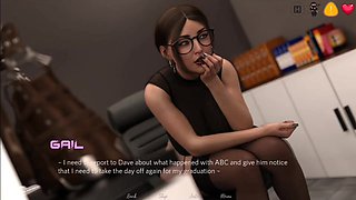 Step Sister Fun with Office Old Boss