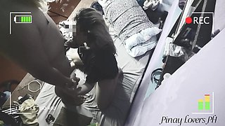 Boy Hides Camera in Room to Film Sex with Busty Girlfriend - Pinay Lovers