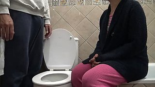 Stepmom Susan Watches Step Son Pee in Taboo CFNM Pissing Fetish 4K