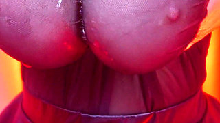 POV Dreaming of Titfuck: Perfect Big Boobs in Tight Nylon - Lilykoti