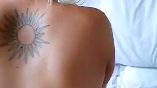 Amazing amateur blonde enjoying a doggystyle