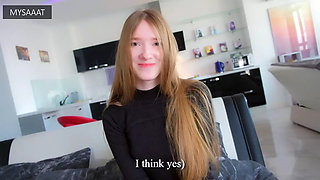 Cute Stepsister Paid for the Apartment with Her Pussy
