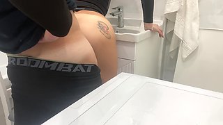 Gym Girl Was Fucking in Her Bathroom After Sport