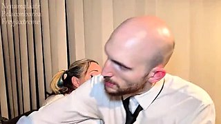 Hot Teacher Gapes Student's Tight Ass - Anal Threesome with Big Tits Latina