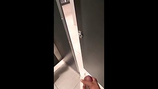 Big Black Cock Public Gym Masturbation