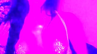 Blonde tight pussy babe solo toy fun in glamour masturbation