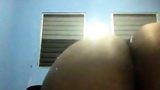 Granny Shows Off Her Big Ass on Webcam