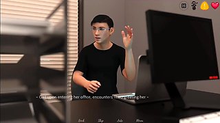 Step Sister Fucked by Office Old Boss Big Cock