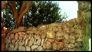 Sexy and hot girl undressed and outdoor banged doggystyle