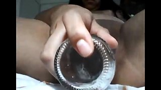 19yo filipina pinay uses bottle