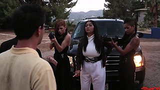 The greatest orgy with the hottest girls, featuring intense interracial action.