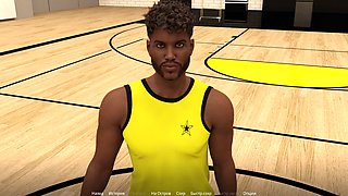 Natural big tit teen in a visual novel gets down in cowgirl and more