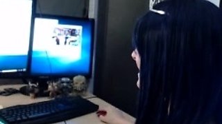 Hot amateur teen butt plug solo play