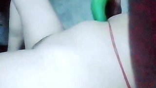 Hot Sexy Girl Used Vegetables of Pleasure Pleasure yet Passion