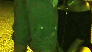 Beautiful Whore Sucking My Dick in the Park