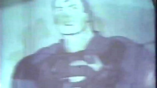 Vintage blonde babe fucking an bold old guy