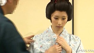 Geisha slave gets punished