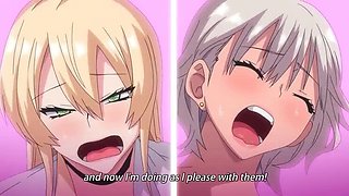 Busty Anime College Babes Threesome - Blonde Hentai Sex