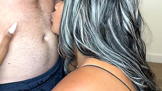 Look at Me Suck His Dick! His Cum Tastes so Good!
