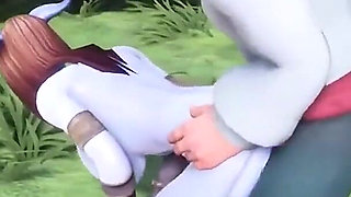 Elf Fucking a Draenei Girl in the Land of Azeroth - Warcraft Porn Parody