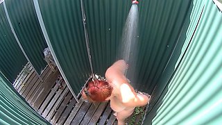 Busty Mature Spied in Public Shower
