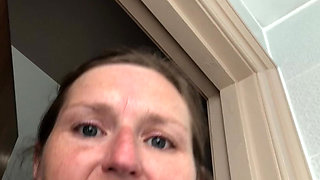 Huge Piss in Public Toilets From Rachel Wriggler, the Blue Eyed Beauty with Big Retro Bush