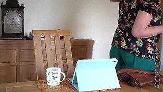 Nurse Gets Spanked Hard in Uniform - Mature Femdom Punishment