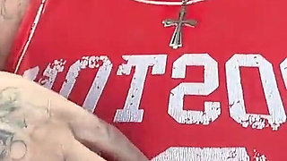 I Take Out My Tits and Fuck Myself in the Car so They Can See Me