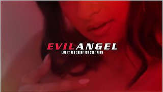 EVILANGEL Busty Hotwife Gets POUNDING DP Fuck