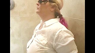 Sexy Blonde Pissed on for the First Time