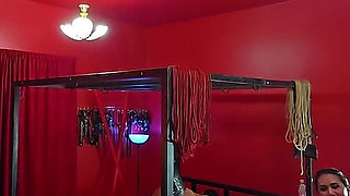 Femdom Caning Session