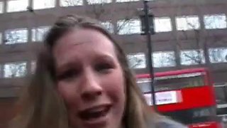 Naked in the street