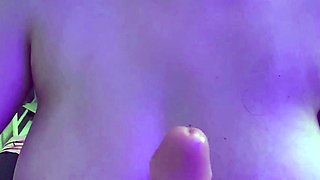 Big boobs webcam slut toys her asshole
