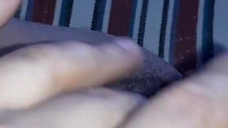 I Masturbate My Innocent Unshaven Pussy While My Parents Are at Work